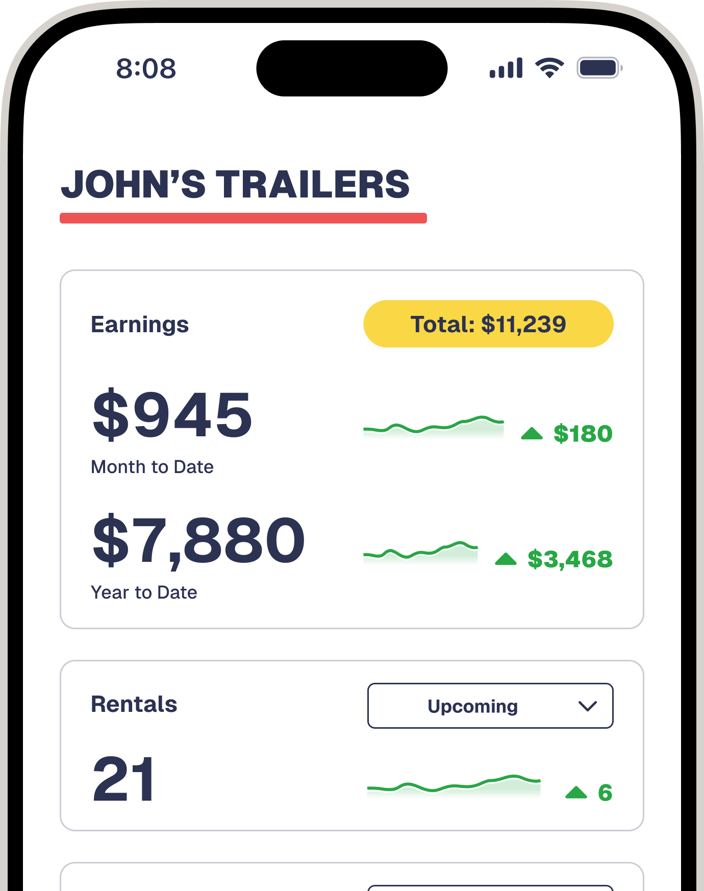 Mobile Phone with Host Insights